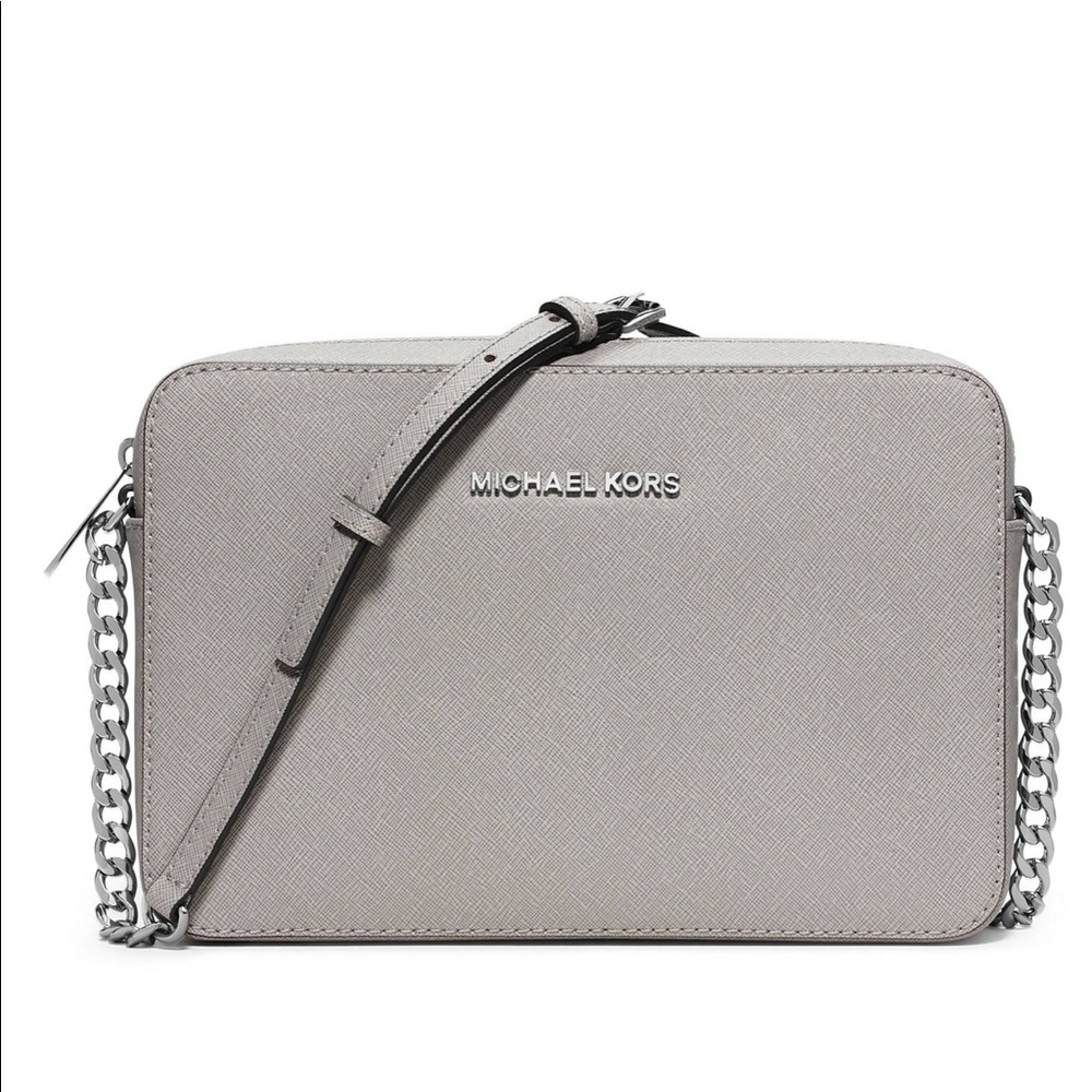 Michael Kors Grey Jet Set Crossbody Bag